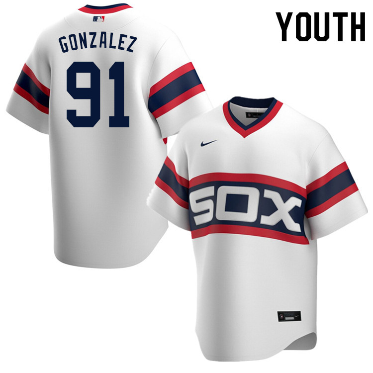 Nike Youth #91 Luis Gonzalez Chicago White Sox Baseball Jerseys Sale-White